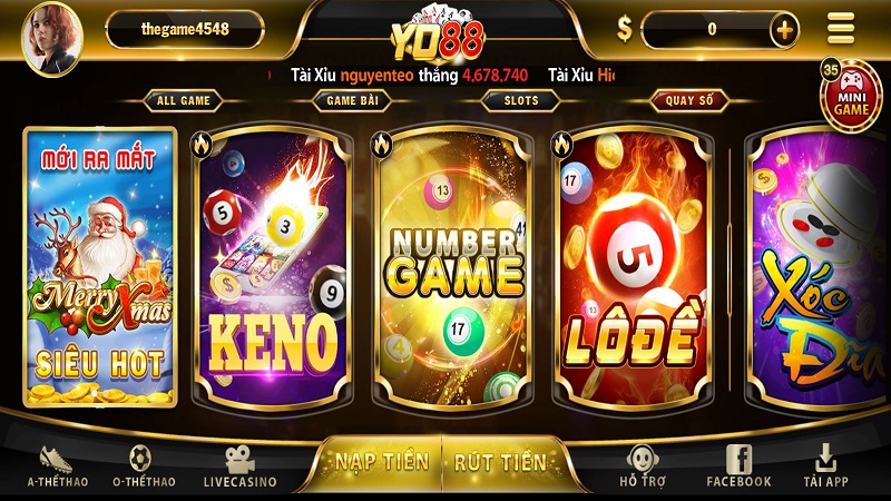 trải nghiệm thú vị tại game bài yo88