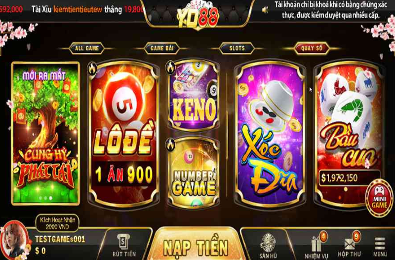 Kho trò chơi tại cổng game Yo88: Nâng tầm giải trí đỉnh cao 