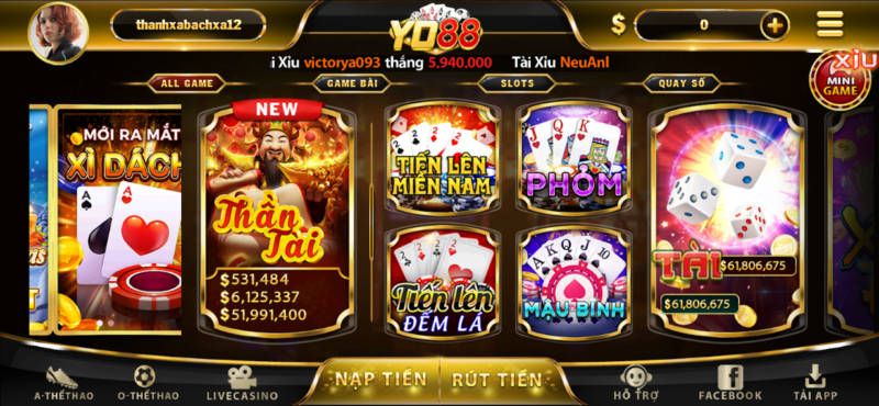 Tham gia trải nghiệm game để nhận thưởng lớn tại Yo88