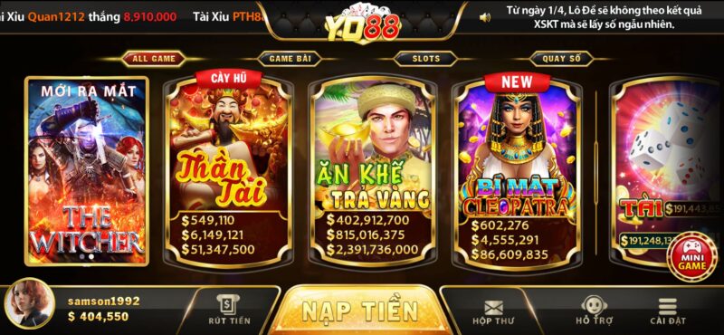 Giới thiệu về cổng game Yo88